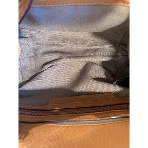 ISAAC Mizrahi leather drawstring Crossbody Purse - Picture 9 of 10